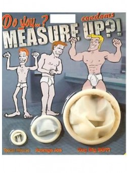 Measure up Condoms.
