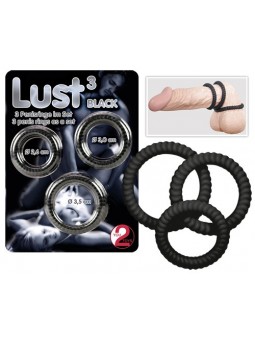Lust 3 Pack black