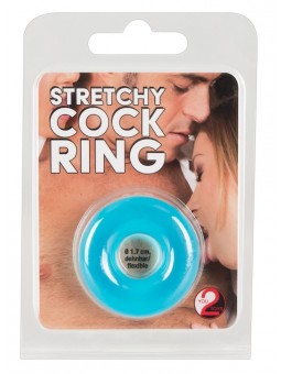 Strechy ring blauw