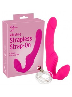 Vibrating Strapless Strap-On