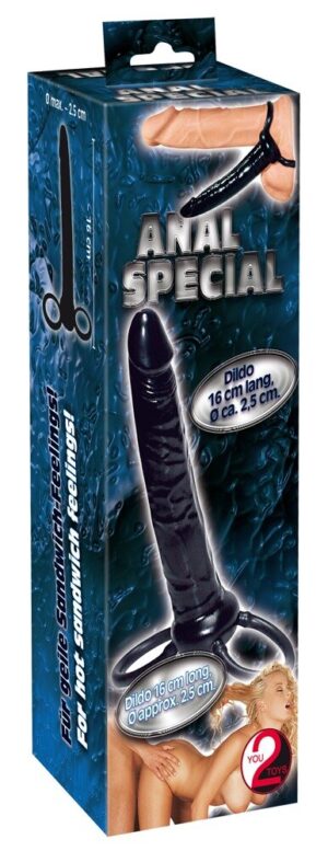 Anaal dubbel penetrator.