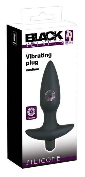 Black Velvets Vibrerende Medium Plug