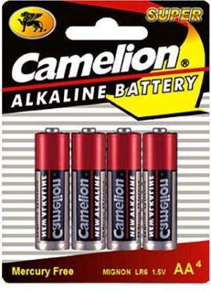 Alkaline AA batterij. 1,5V
