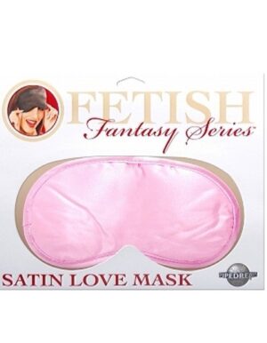 Satijn masker roze