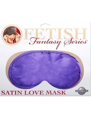 Satijn masker paars