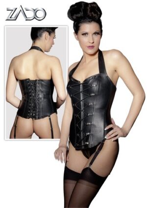 Leren Corselet & String