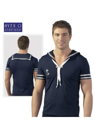 Matrozen shirt blauw