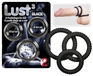 Lust 3 Pack black