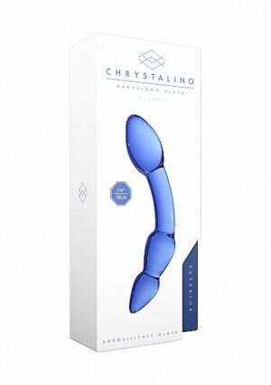 Glas dildo Chrystalino Superior Blue