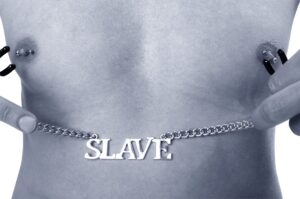 Tepelklemmen met "SLAVE".