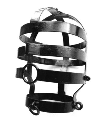 Head Cage, Large, Black Coated