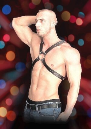 Adonis - High Halter - Black