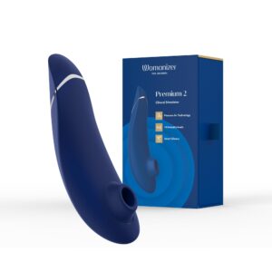 Womanizer Premium 2 - Luchtdrukvibrator - Blauw