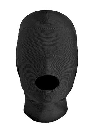 Masker met open mond.