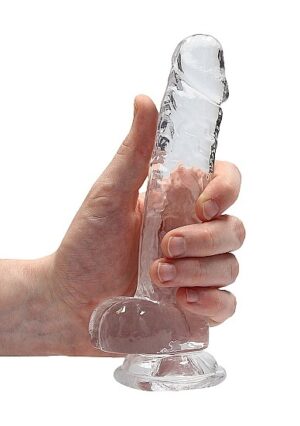 17 cm Realistic Dildo Transparant
