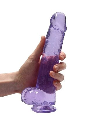 22 cm Realistic Dildo Paars