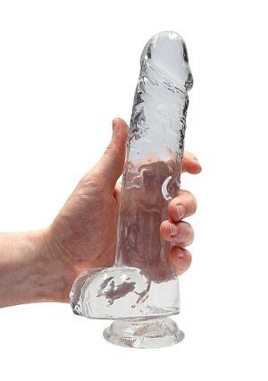 22 cm Realistic Dildo Transparant