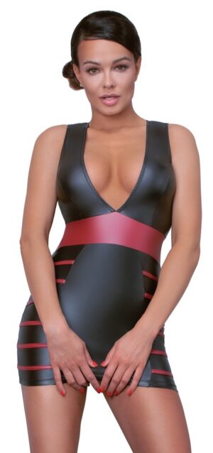 Wetlook jurk "Red"