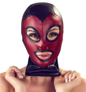 Bad Kitty masker rood/zwart