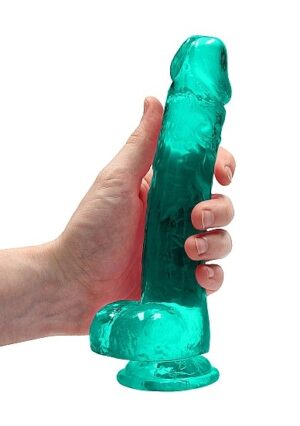 20 cm Realistic Dildo Turquiose