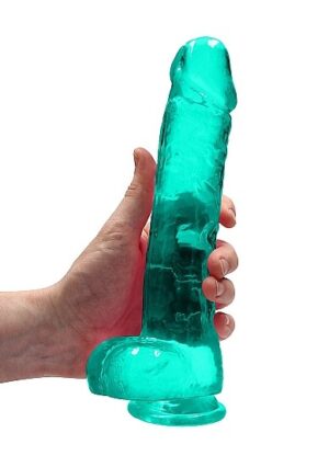 22 cm Realistic Dildo Turquiose