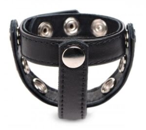 Cock Gear Leather Snap-On Harness.