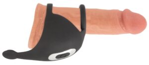 Cock ring met ballen massage.