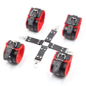 Cross met boeien rood/zwart