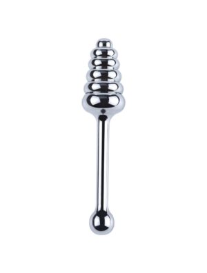 Long Handled Ribbed Buttplug