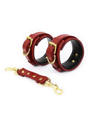 Handboeien Luxe Bordeaux
