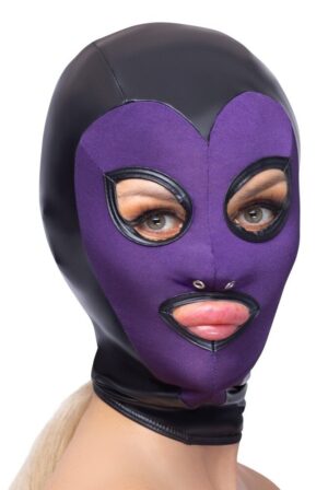 Bad Kitty masker Paars/Zwart