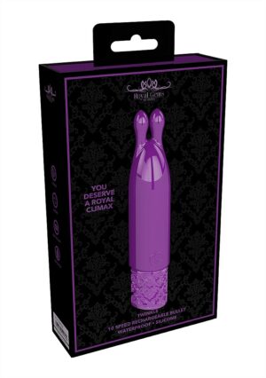 Twinkle - Oplaadbare Siliconen Bullet Paars