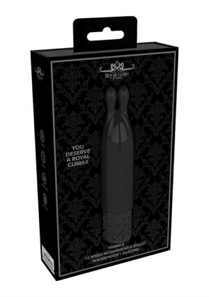 Twinkle - Oplaadbare Siliconen Bullet Black.