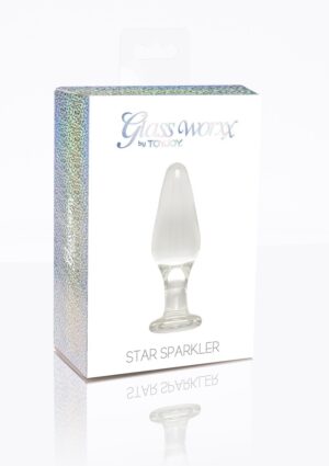 Glas plug "Star Sparkler"