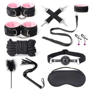 BDSM Set PinkSession Zwart/Roze