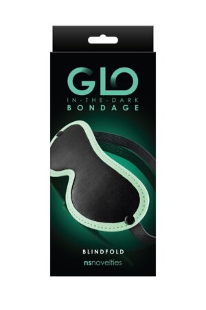 Glo oogmasker glow-in-the-dark