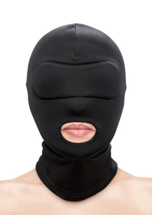 Fetish & Fashion - Gladde nylon hoofdkap met mondopening