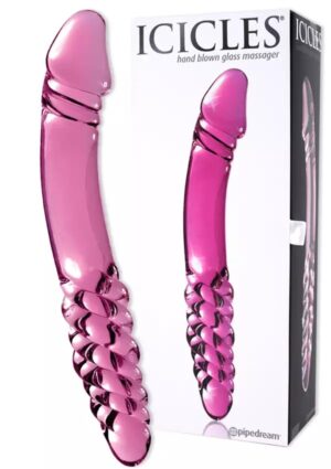 Icicles Glazen Dubbele Dildo No. 57