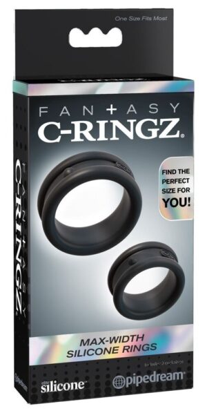 C-ringz Max-Width Silicone Rings