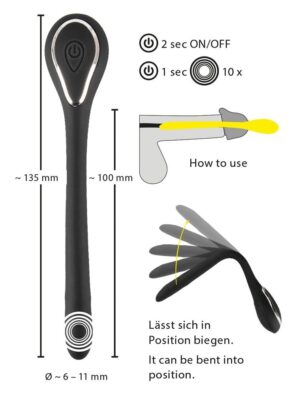 Penisplug met vibratie