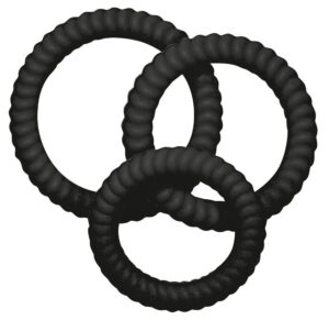 Lust 3 Pack Penisringen Zwart