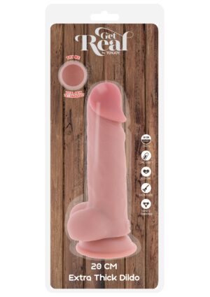 Get Real Deluxe Dual Density thick Dildo 20 cm