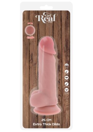 Deluxe Dual Density Thick Dildo 25 cm