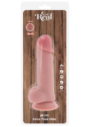 Deluxe Dual Density Thick Dildo 28 cm