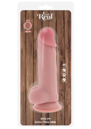 Deluxe Dual Density Thick Dildo 34.5 cm