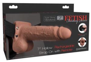 Holle strap-on met oplaadbare afstandsbediening