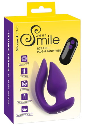 RC 2 in 1 Plug & Panty Vibe voor Haar & Hem