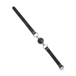 Ouch Verstelbare Rubber Ball Gag zwart