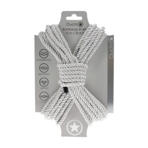 Polyester Bondage Touw 10 meter – Zilver