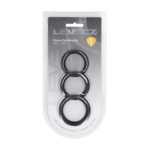 Classic siliconen cockring set van 3